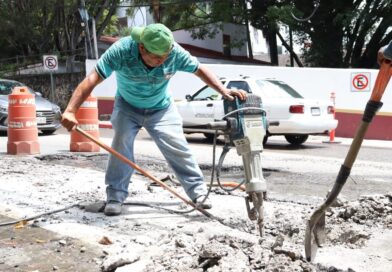 ¡Atención simultánea a 8 hundimientos en Cuernavaca!